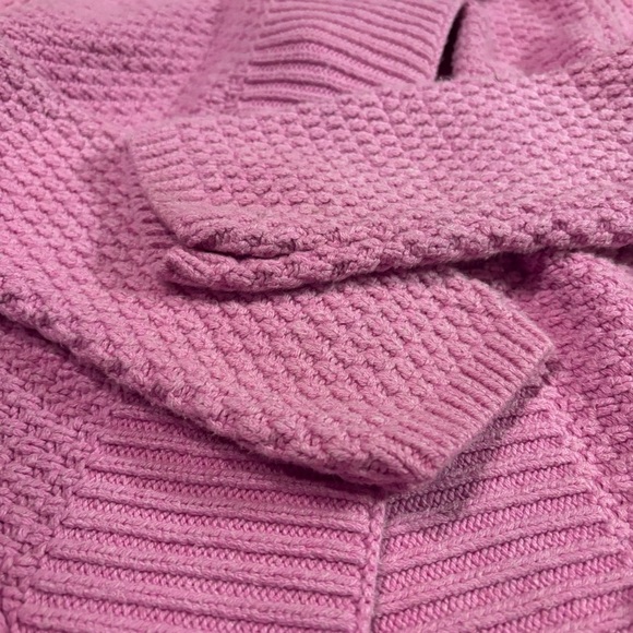Matilda Jane Pink Knit Hooded Sweater Coat - Size 8 - Picture 4 of 9